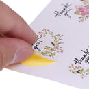 120pcs/lot thank you Flower Seal Stickers Birthday Cookie Cake Gift DIY LabeME