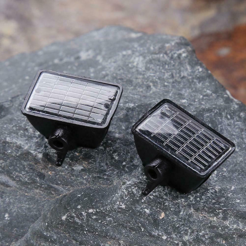 4pcs RC Car LED Light Cover Lampshade for 1:10 Tamiya HSP (Square White)