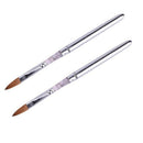 2 packages of Pro Marble Sable Acrylic Nail Art Design Painting Pen Brush P