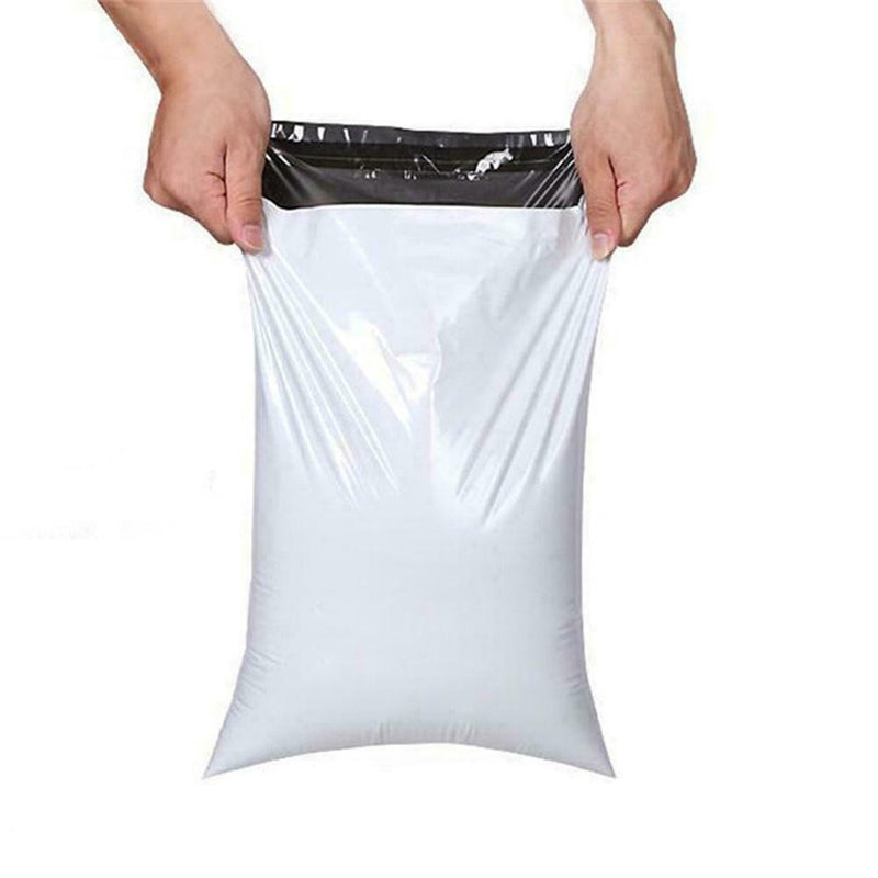 100x Postal Bags Mailers Package  Strong Poly Bag Mailing 14cmx26cm B6M9