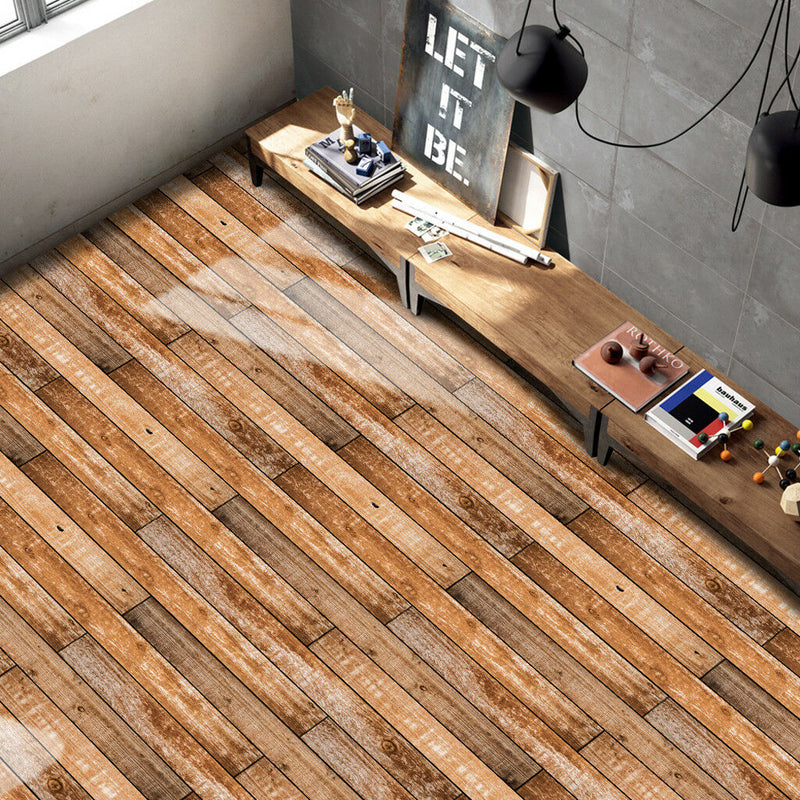 Natural Wood Timber Plank Effect Self-adhesive Stickers Wall Tile Decor 012