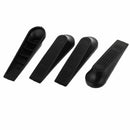 4 pieces plastic black non-slip stopper doorstop door buffer door wedge M7M8