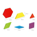 Creative Puzzle Box Wooden Blocks Montessori Kids Toys Dissection Shapes Ga D2E6