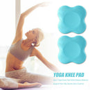 2pcs Yoga Knee Pad Wrist Elbows Balance Support Sprot Cushion (Lake Blue)