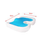 Latex 46x36 U Shape Silicone Gel Cushion Memory Foam Pillow Coccyx Protect