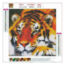 4 Pack Tiger DIY 5D Diamond Painting Kits Full Drill Cross Stitch Home Decor