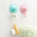 6 Pack Removable Heavy Duty Vacuum Suction Cup Hooks, for Kitchen Wreath Ba