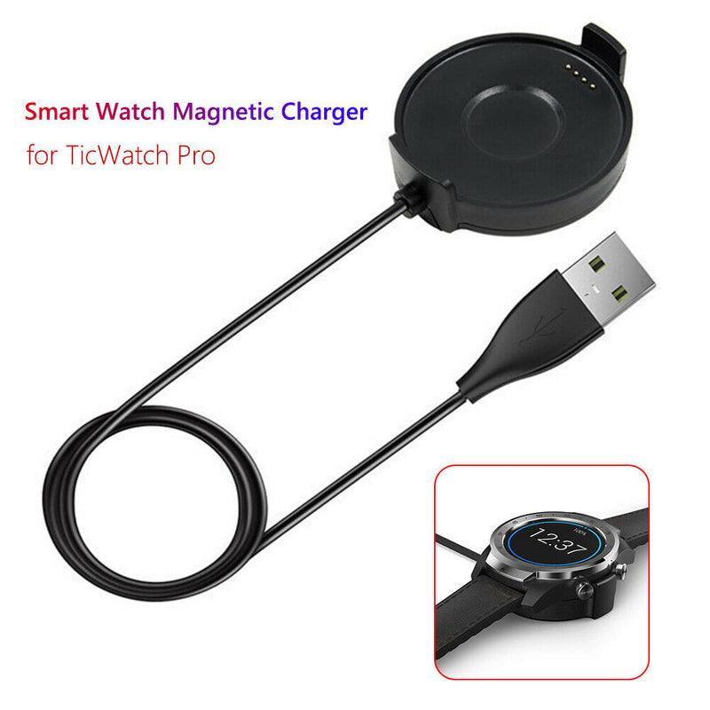 100cm Charger Power Smart Watch Replacement Cable Charging Dock for TicWatch Pro