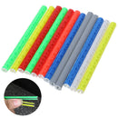 12Pcs Bicycle Wheel Rim Spoke Clip Tube Safety Warning Light Strip Reflector 3C
