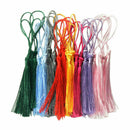 30 Silky Tassels 13cm For Craft Sewing Costume Decoration (8cm Tassel 5cm Loop).