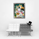 5D Cats Diamond Painting Embroidery DIY Cross Stitch Home Decor Crafts Gift