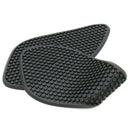 Motorcycle Black Rubber Gas Oil Tank Knee Pads Motorbike Universal Fuel Tan
