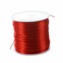 60m Stretchy Elastic Crystal String Cord Thread For Jewelry Making, Red