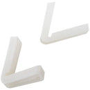 Angled Floor WC Toilet Pan / Bidet Fixing Bathroom Fitting Kit Brackets Q4X4