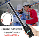 Walkie Talkie Antenna 15.6-Inch Whip Dual Band UV VHF/UHF 144/430Mhz Antenna Hn