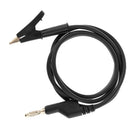 15A 100cm Copper Banana Plug To Alligator Clip 18AWG Connector Cable Black