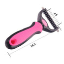 2X(Hair Removal Comb For Dogs Cat Detangler Fur Trimming Brush Grooming Too