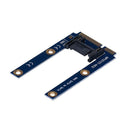 50mm Mini PCI-E mSATA SSD To Flat SATA 7p Hard Disk Drive Extension Adapter New
