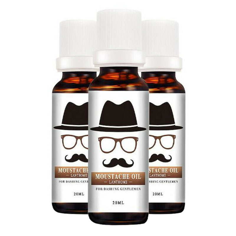 Beard Oil Comb Brush Beard Care Kit Mustache Grooming Travel Bag Set for Men