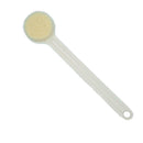 White PP Bath Body Brush Long Handle Reach Back Body Shower Spa Scrubber Durable