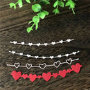 3X Love Banner Design Metal Cutting Dies DIY Scrapbooking Album Paper Card SP