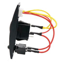 2 x 12V 24V Light Red LED On-off Rocker Switch SPST Waterproof Marine Boat Car