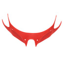 ABS Motorcycle Winglet Front Fairing Cover for Kawasaki Ninja250 18-19 Red
