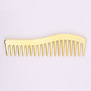 Anti-static Wide Tooth Comb Barber Heat Resistant for Curly Hair Golden