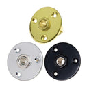 3pcs Guitar Round Output Jack Socket Plate for Electric Guitar Replacement