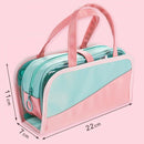 Creative Pencil Case 2 in 1 Pencil Bags Transparent Pvc Pen Box Beauty Case X7F5