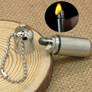 Mini Waterproof Emergency Gear Fire Stash Survival Lighter Camping Pocket Tool