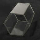 Hexagon Plastic Candle Moulds Soap Molds for Homemade DIY Craft 7.5 x 12 cm