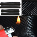 4PCS Car Accessories Door Sill Scuff Welcome Pedal Protect Carbon Fiber Stickers