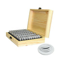 50 Grid Wooden Storage Box Collecting Storage Box Coin  For 18/21/25/27/30mm