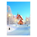 Snow House 5D DIY Diamond Painting Mosaic Embroidery Cross Stitch Kit Decor