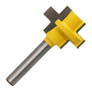 2x 1/4" Shank 3 Teeth Tongue and Groove Router Bit Woodworking Router Cutter