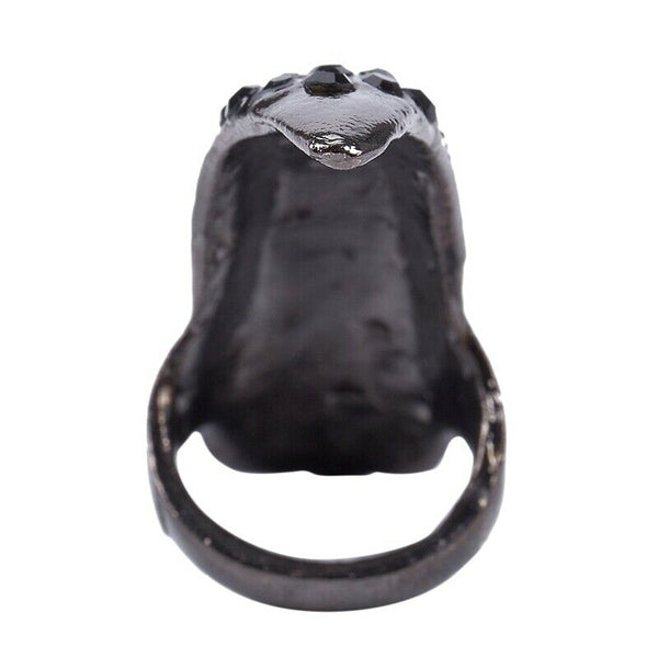 10Pcs/Set Diy Jewelry Punk Style Paved Paw Bend Fingertip Finger Claw Ring  H8E4