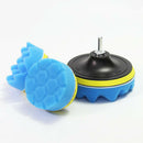 38Pcs Polishing Pad Kit Buffing Pads Car Care Polisher Waxing Polishing Set V7K9