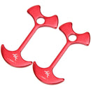 4 PCS Aluminum Alloy Mulitfunctional Floor Nail For Camping Tent Peg Path Deck