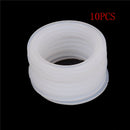 10Pcs 2" Sanitary Clamp Silicon Gasket Fits 64mm OD Type Ferrule Flang FT