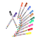 12 Colors Whiteboard Marker Non Toxic Dry Erase Mark Sign Fine Nib Supply S Ew