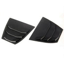 Rear Window Side Louvers Vent Panel Trim For Mazda 3 Axela 4Dr Sedan 2014 2