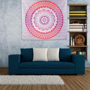 Boho Wall Tapestry Beach Towel Blanket Home Carpet (Mandala02)(150x130cm) SN9F