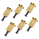 6 Pcs Portable Electric Guitars Bridge Saddles Tremolo Trem Bridge Saddles