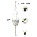 Macrame Plant Hanger 2Pcs Indoor Outdoor Wall Hanging Planter Basket - Cott