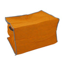 Orange Quilt Blanket Pillow Under Bed Storage Bag Box Container Non-woven F U5S3