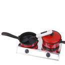 Plastic Kitchen Cookware Gas Cooker Pot Set Role Playing Game Kid Toys Gifts