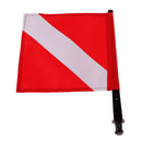 Diver Below Safety Float Buoy Signal Marker + Dive Flag for Scuba Diving,