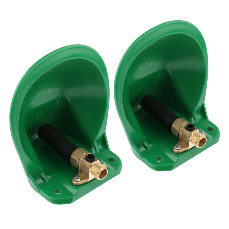 Automatic Farm Grade Plastic Stock Waterer Horse Cattle Goat Sheep Dog - 2 Pack
