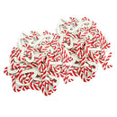 100 Pieces Candy Cane Walking Stick Wooden Shapes Ornament Scrapbook